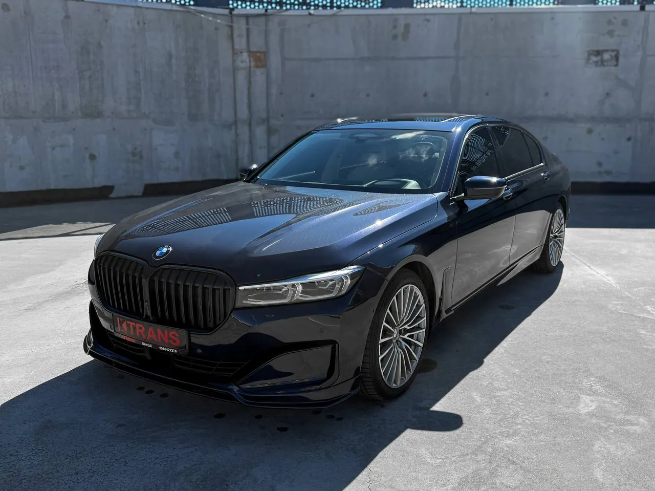 BMW 740Li 2020 from the KTRANS rental fleet